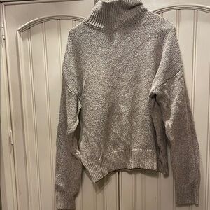 SHEIN Heather Gray Turtleneck Sweater